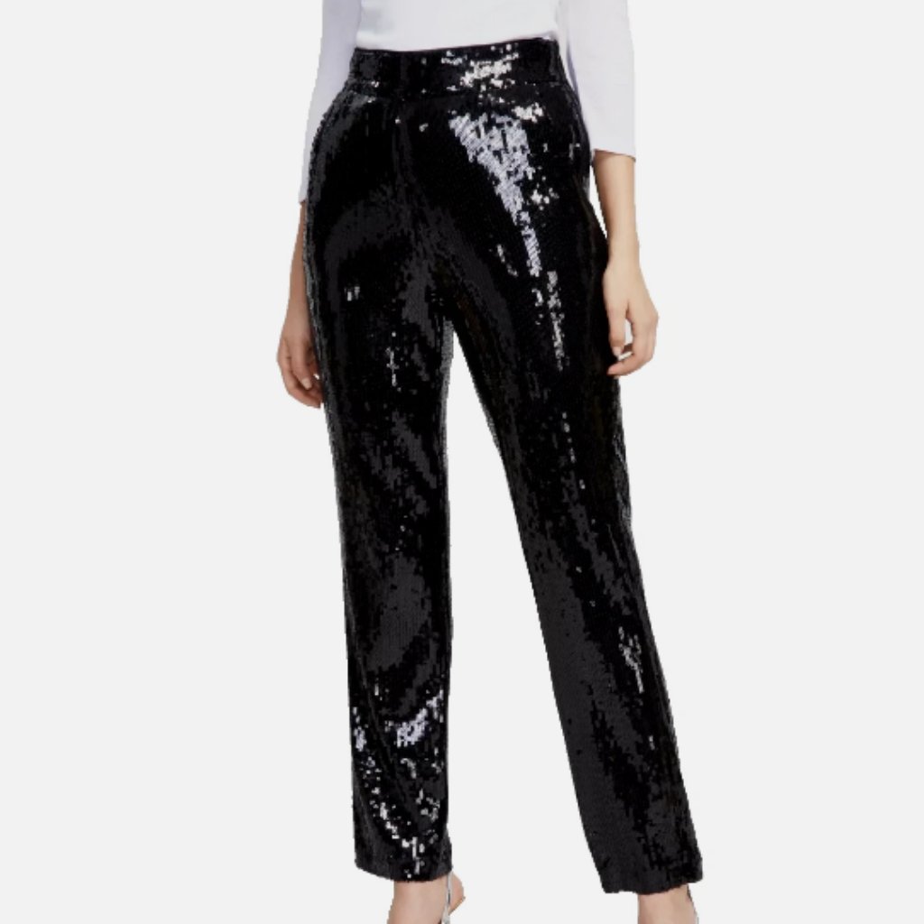 Brand New Inc International Concepts Womens Sequined Embroidery Pants